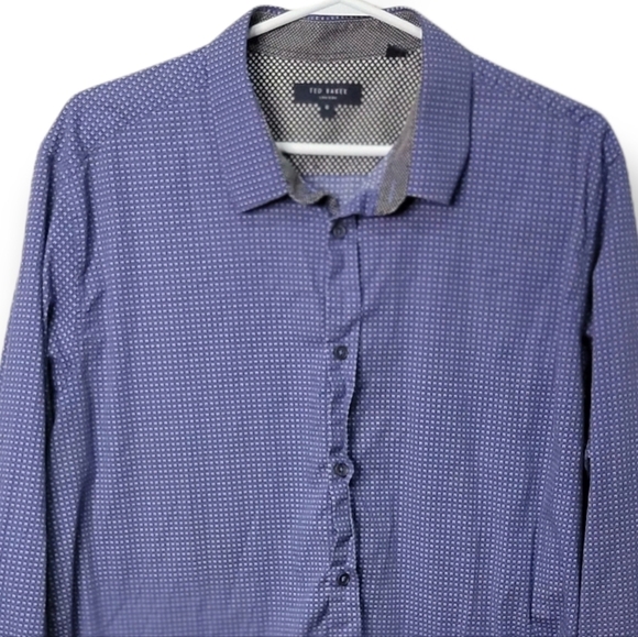 ❤️TED BAKER London Mens Long Sleeve Polo Size 6 - Picture 2 of 12